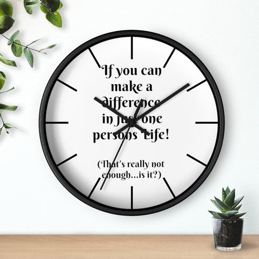 Wall clock, Funny Wall Clock, Home Decor Clock, If You Can - Mug Project