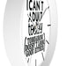 Wall clock, Silent Clock, Home Decor Clock, I Can't Adult Today - Mug Project