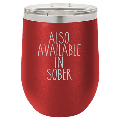 Insulated Wine Tumbler, Wine Tumbler with Lid, Insulated Wine  Glass, Stainless Steel Wine Tumbler, Champagne Tumbler, Also Available In Sober - Mug Project