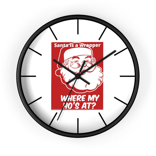 Wall clock, Silent clock, Home Decor Clock Santa - Mug Project