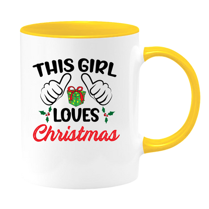 This Girl White Coffee Mug With Colored Inside & Handle - Mug Project | Funny Coffee Mugs, Unique Wine Tumblers & Gifts