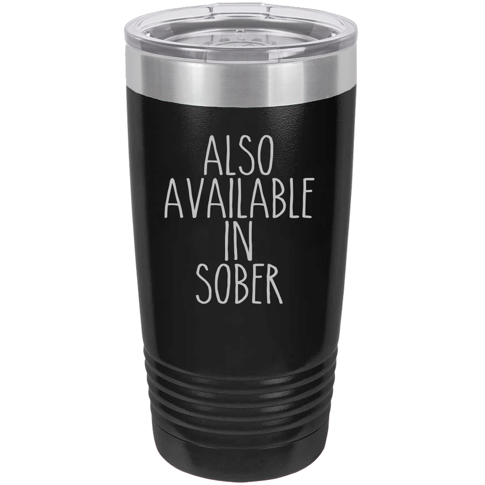 Tumbler with Lid, Stainless Steel Tumbler, Thermal Tumbler, Stainless Steel Cups, Insulated Tumbler, Also Available In Sober - Mug Project