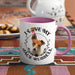 I Love My Jack Russell  Coffee Mug Colored Inside and Handle - Mug Project | Funny Coffee Mugs, Unique Wine Tumblers & Gifts