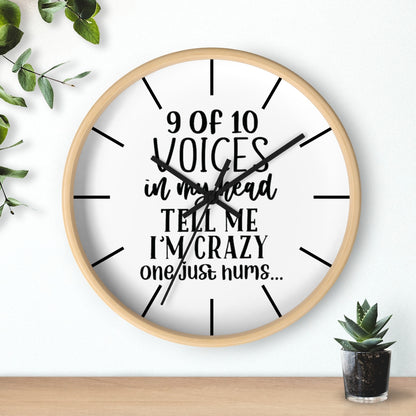 Wall clock, Silent Clock, Home Decor Clock, 9 of 10 Voices - Mug Project