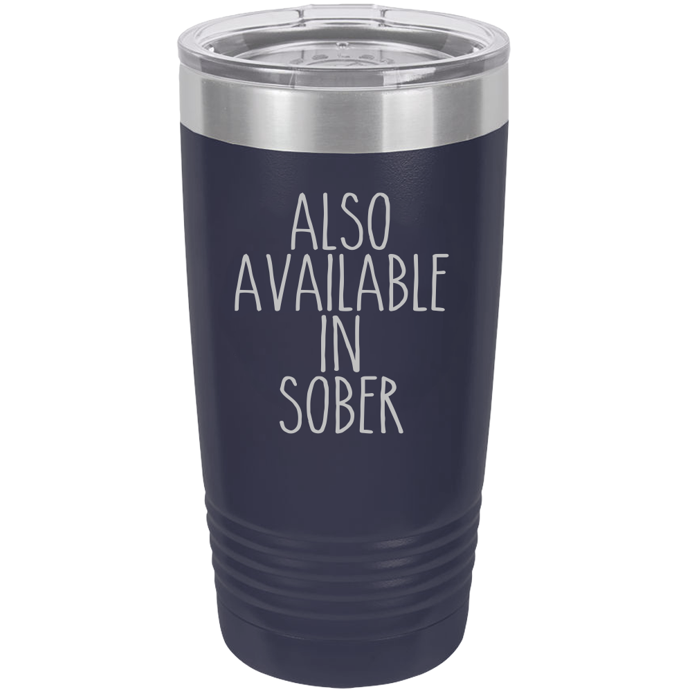 Tumbler with Lid, Stainless Steel Tumbler, Thermal Tumbler, Stainless Steel Cups, Insulated Tumbler, Also Available In Sober - Mug Project