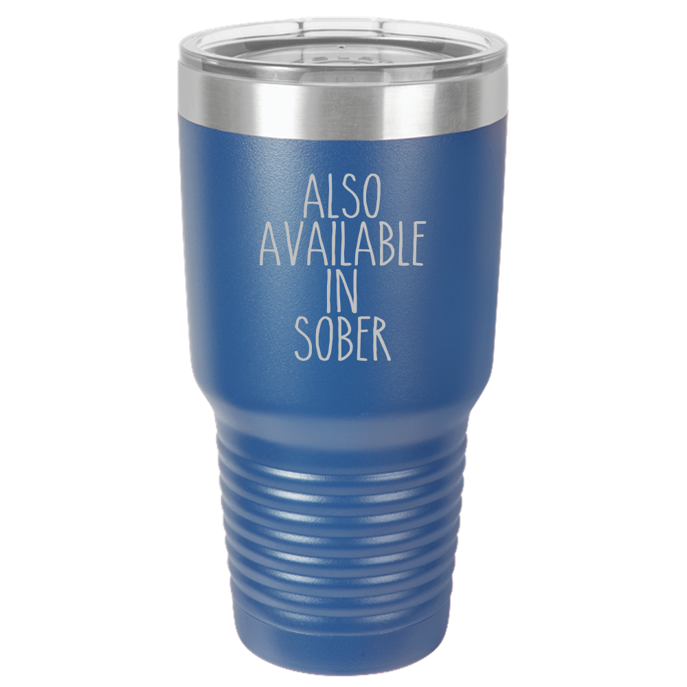 Tumbler with Lid, Stainless Steel Tumbler, Thermal Tumbler, Stainless Steel Cups, Insulated Tumbler, Also Available In Sober - Mug Project