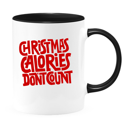 Ceramic White Coffee Mug Calorie Count Holiday Mug Best Christmas Mug - Mug Project