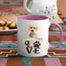 LOVE Maltese Coffee Mug Colored Inside and Handle - Mug Project | Funny Coffee Mugs, Unique Wine Tumblers & Gifts
