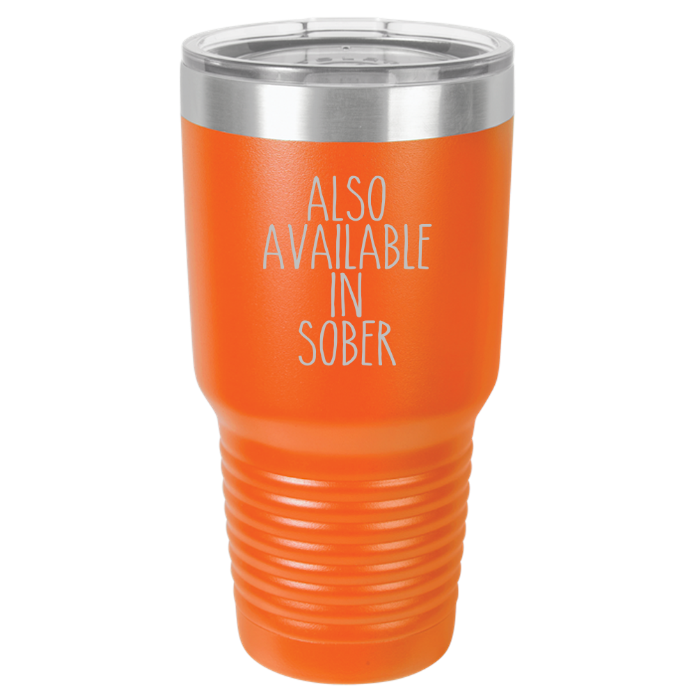 Tumbler with Lid, Stainless Steel Tumbler, Thermal Tumbler, Stainless Steel Cups, Insulated Tumbler, Also Available In Sober - Mug Project