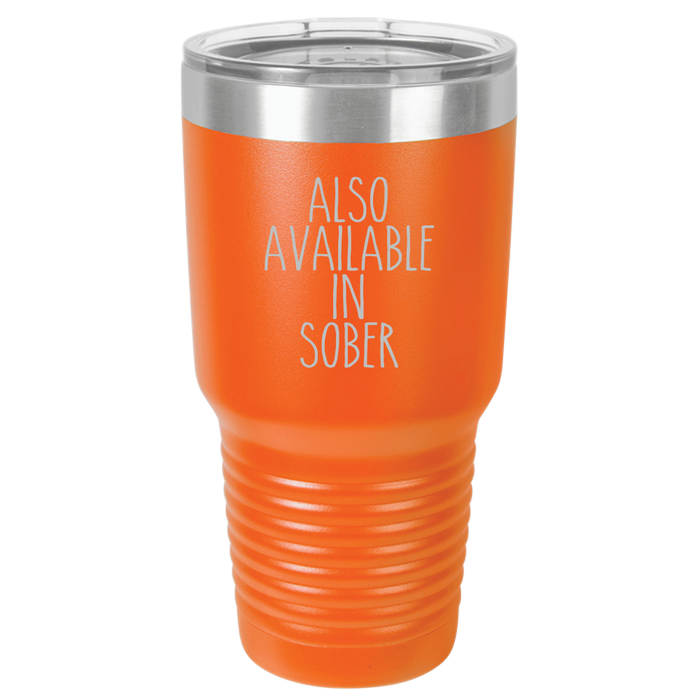 Tumbler with Lid, Stainless Steel Tumbler, Thermal Tumbler, Stainless Steel Cups, Insulated Tumbler, Also Available In Sober - Mug Project