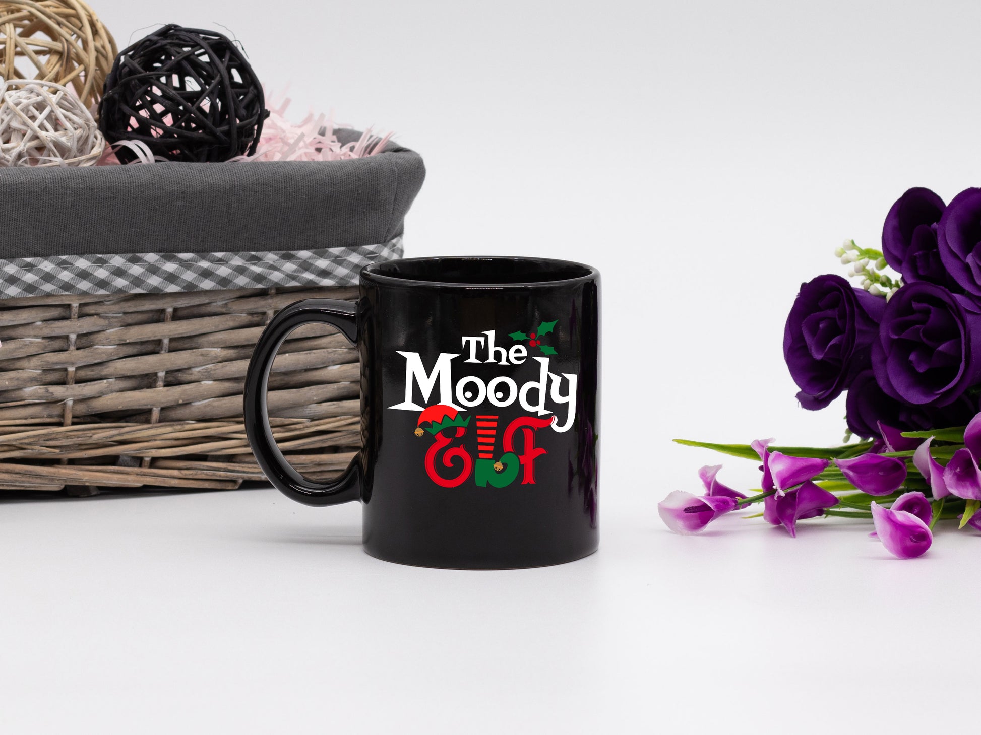 The Moody Elf Black Coffee Mug - Mug Project