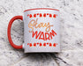 Stay Warm White Coffee Mug With Colored Inside & Handle - Mug Project