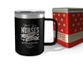 Insulated Coffee Mugs, Thermal Cup, Thermo Mug, Insulated  Travel Mug, Insulated Mug With Handle, Thank You, 15oz Tumbler - Mug Project