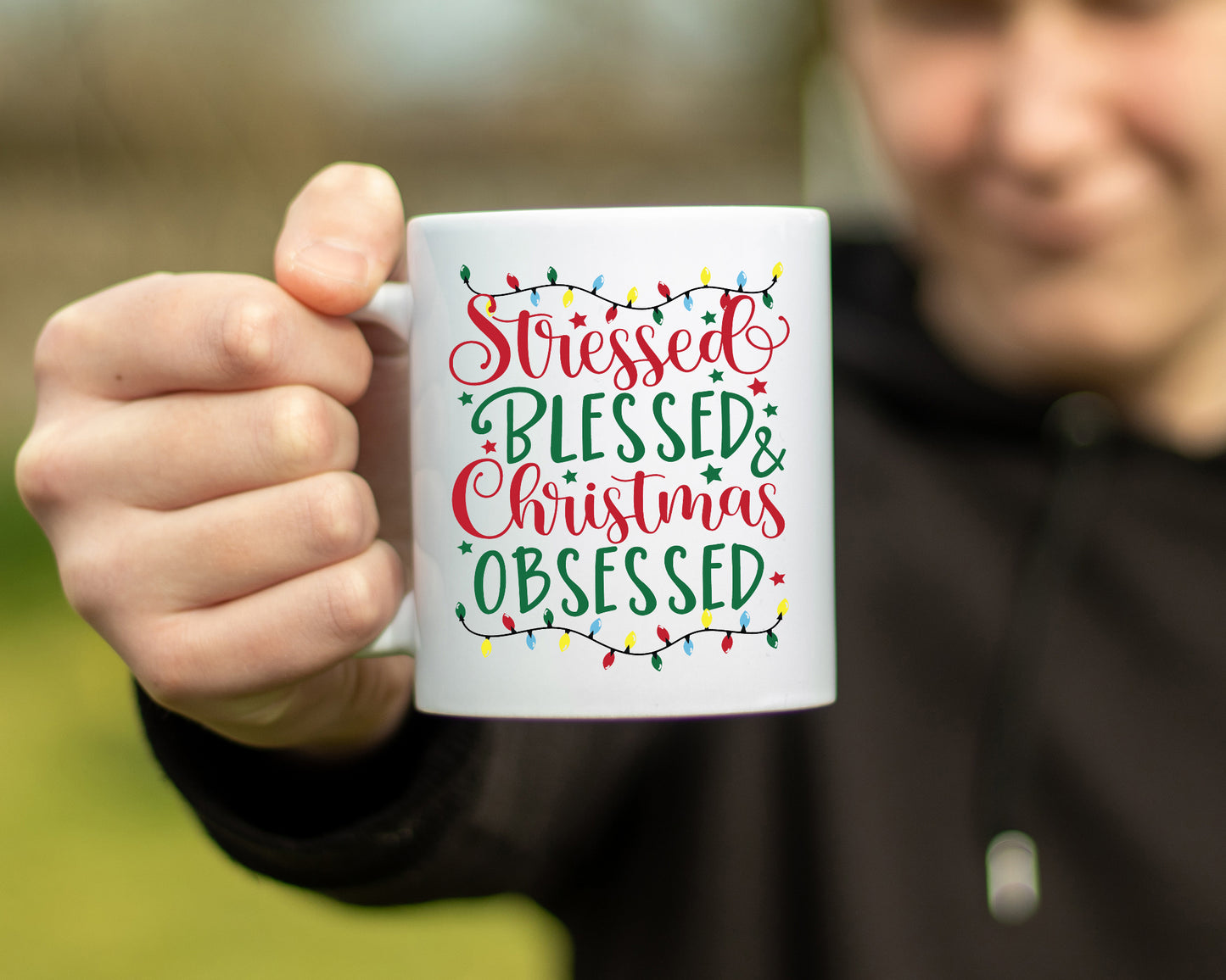 Stressed and Blessed White Coffee Mug - Mug Project