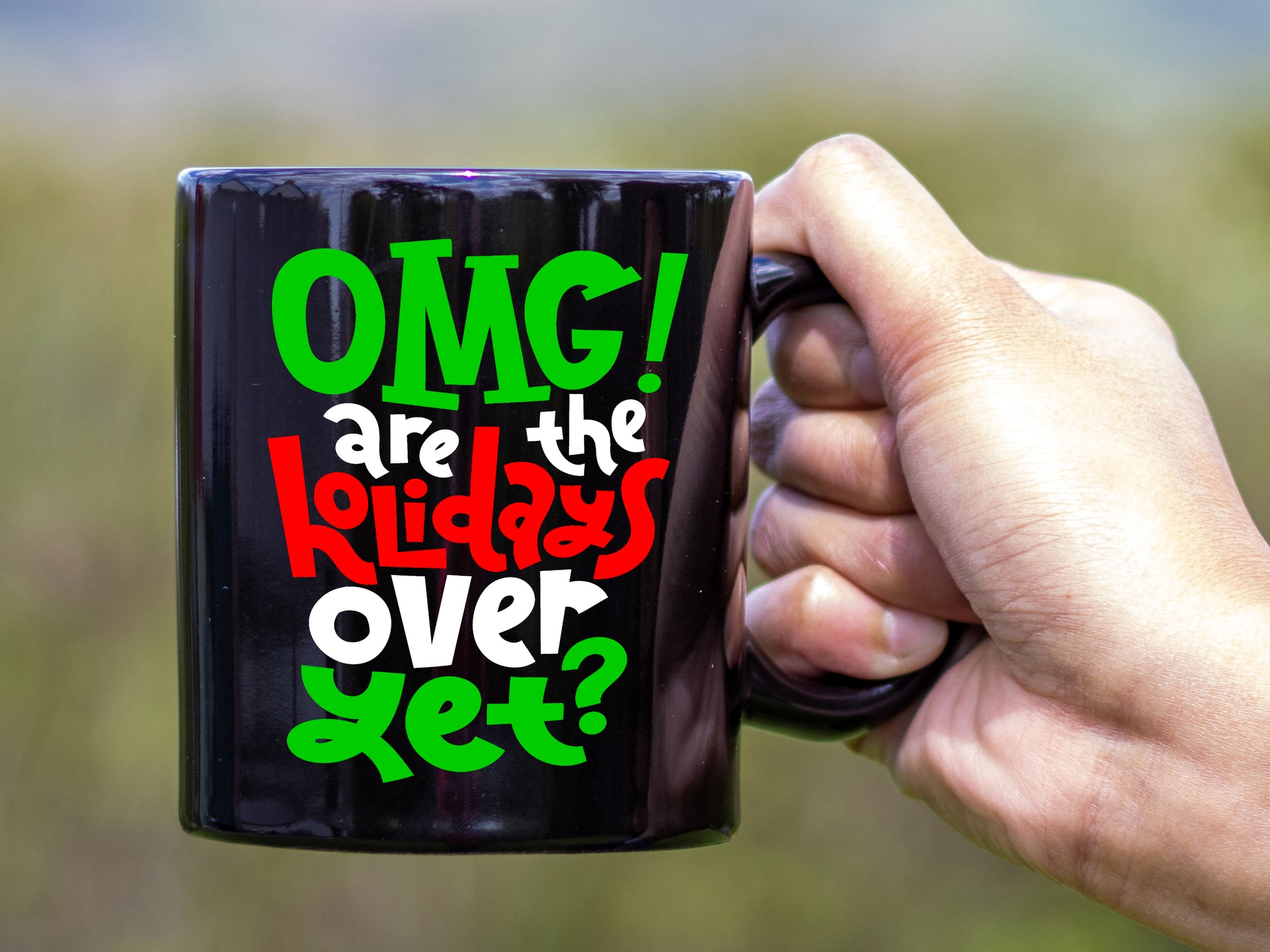 OMG Black Coffee Mug - Mug Project | Funny Coffee Mugs, Unique Wine Tumblers & Gifts