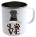 LOVE-Schnauzer Stainless Steel Camping Mug - Mug Project | Funny Coffee Mugs, Unique Wine Tumblers & Gifts