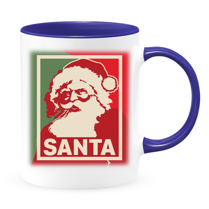 Ceramic White Coffee Mug Santa Holiday Mug Best Christmas Mug - Mug Project