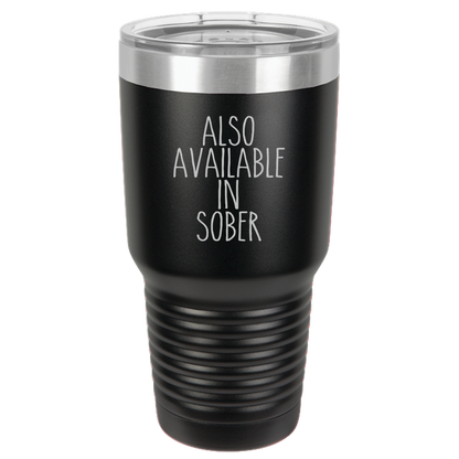 Tumbler with Lid, Stainless Steel Tumbler, Thermal Tumbler, Stainless Steel Cups, Insulated Tumbler, Also Available In Sober - Mug Project