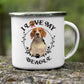 I Love My Beagle Stainless Steel Camping Mug - Mug Project | Funny Coffee Mugs, Unique Wine Tumblers & Gifts