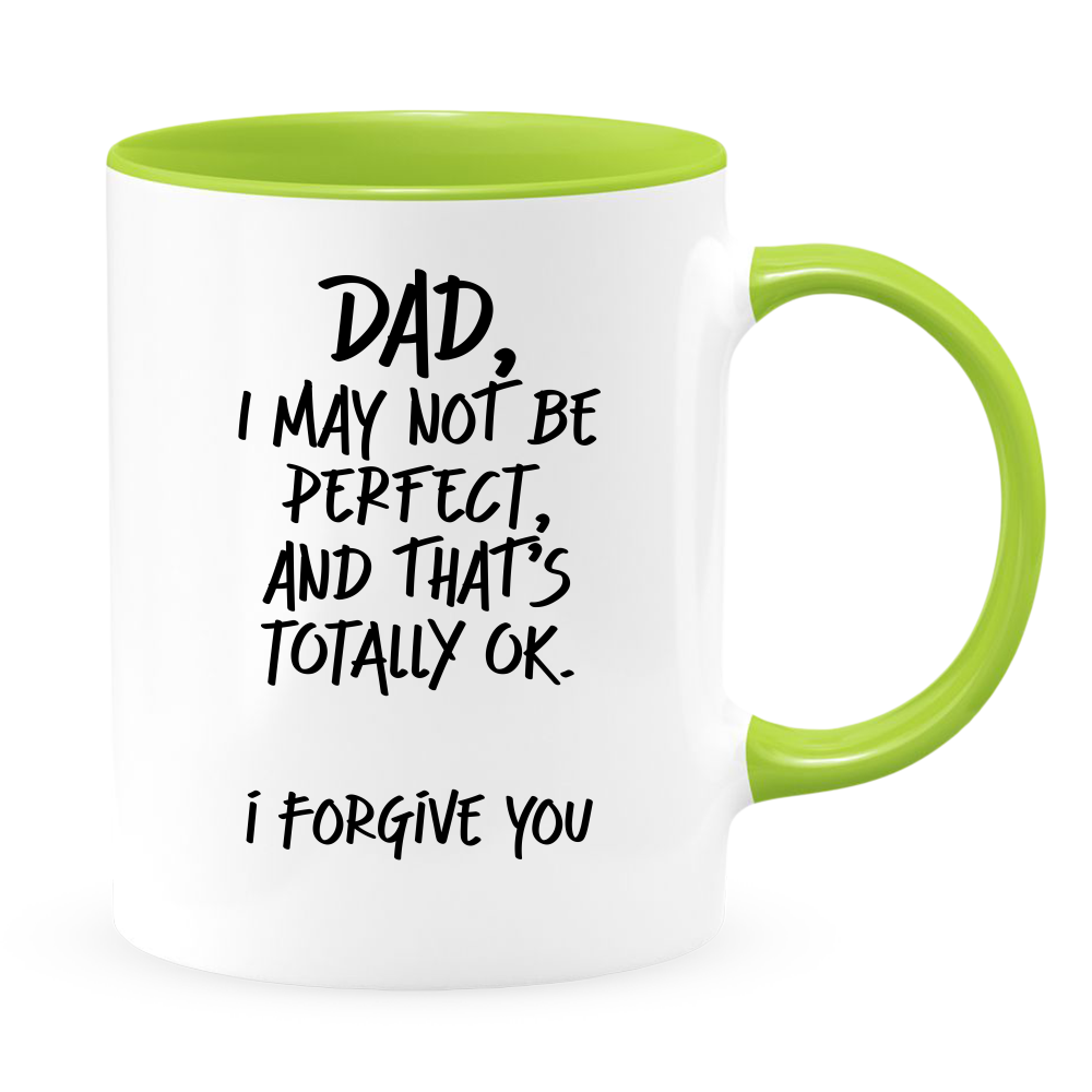 I Forgive You | Colored Inside and Handle Mug - Mug Project