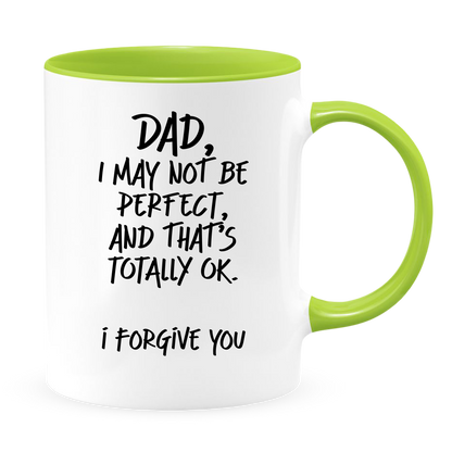 I Forgive You | Colored Inside and Handle Mug - Mug Project