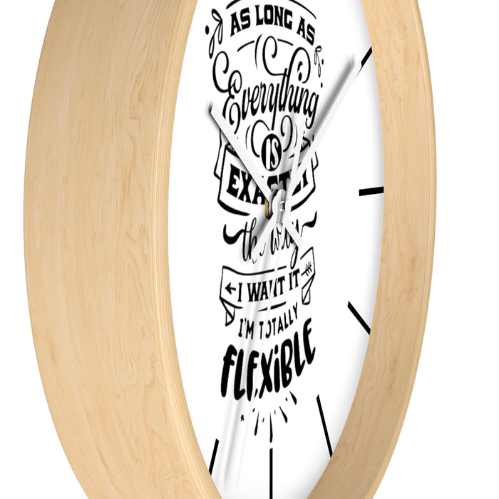 Wall clock, Home Decor Clock, Silent Clock, As long as everything is exactly - Mug Project