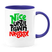 Nice Until Proven Naughty White Coffee Mug With Colored Inside & Handle - Mug Project | Funny Coffee Mugs, Unique Wine Tumblers & Gifts