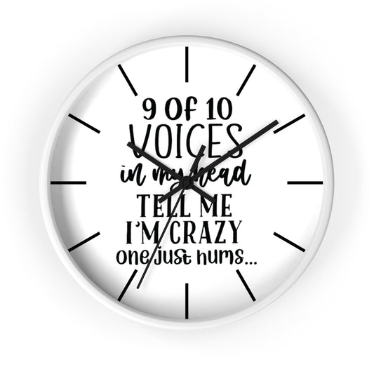 Wall clock, Silent Clock, Home Decor Clock, 9 of 10 Voices - Mug Project