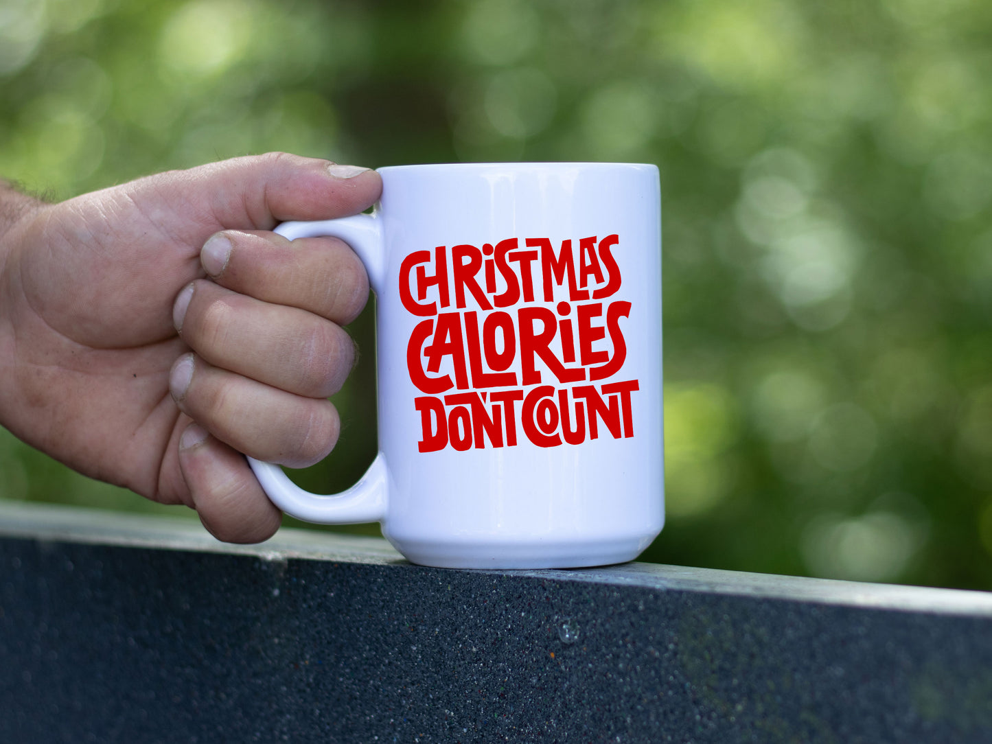 Ceramic White Coffee Mug Calories Don't Count Mug Best Christmas Mug - Mug Project