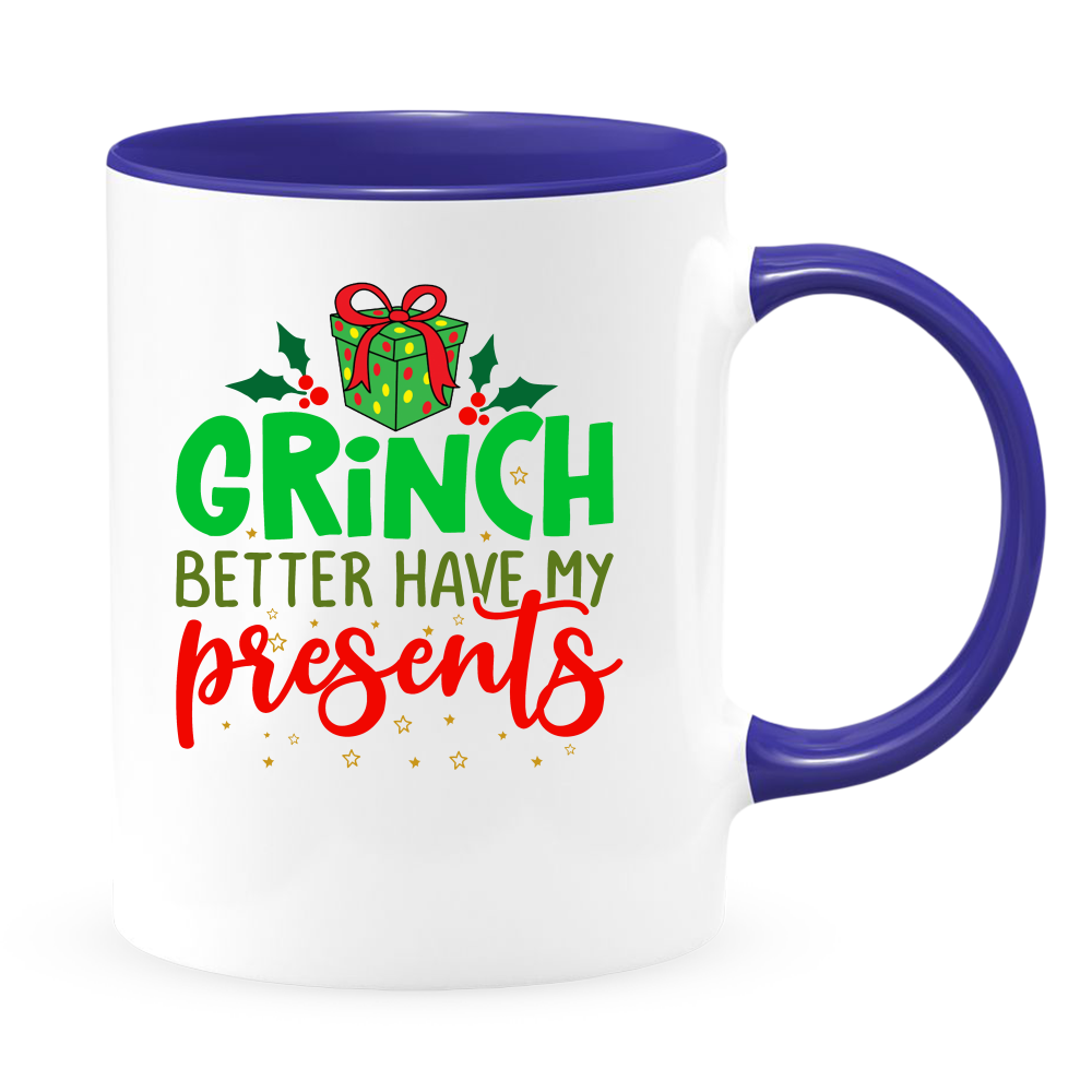 Ceramic White Coffee Mug Grinch Tea Cup Holiday Mug Best Christmas Mug - Mug Project