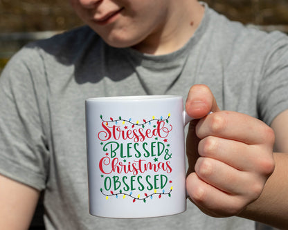 Stressed and Blessed White Coffee Mug - Mug Project