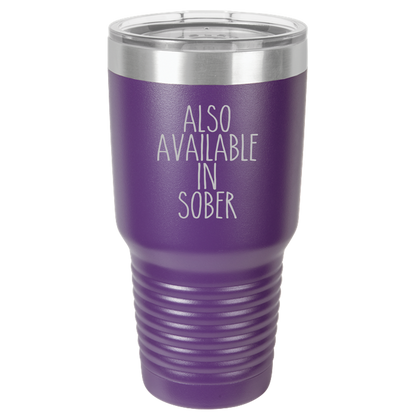 Tumbler with Lid, Stainless Steel Tumbler, Thermal Tumbler, Stainless Steel Cups, Insulated Tumbler, Also Available In Sober - Mug Project