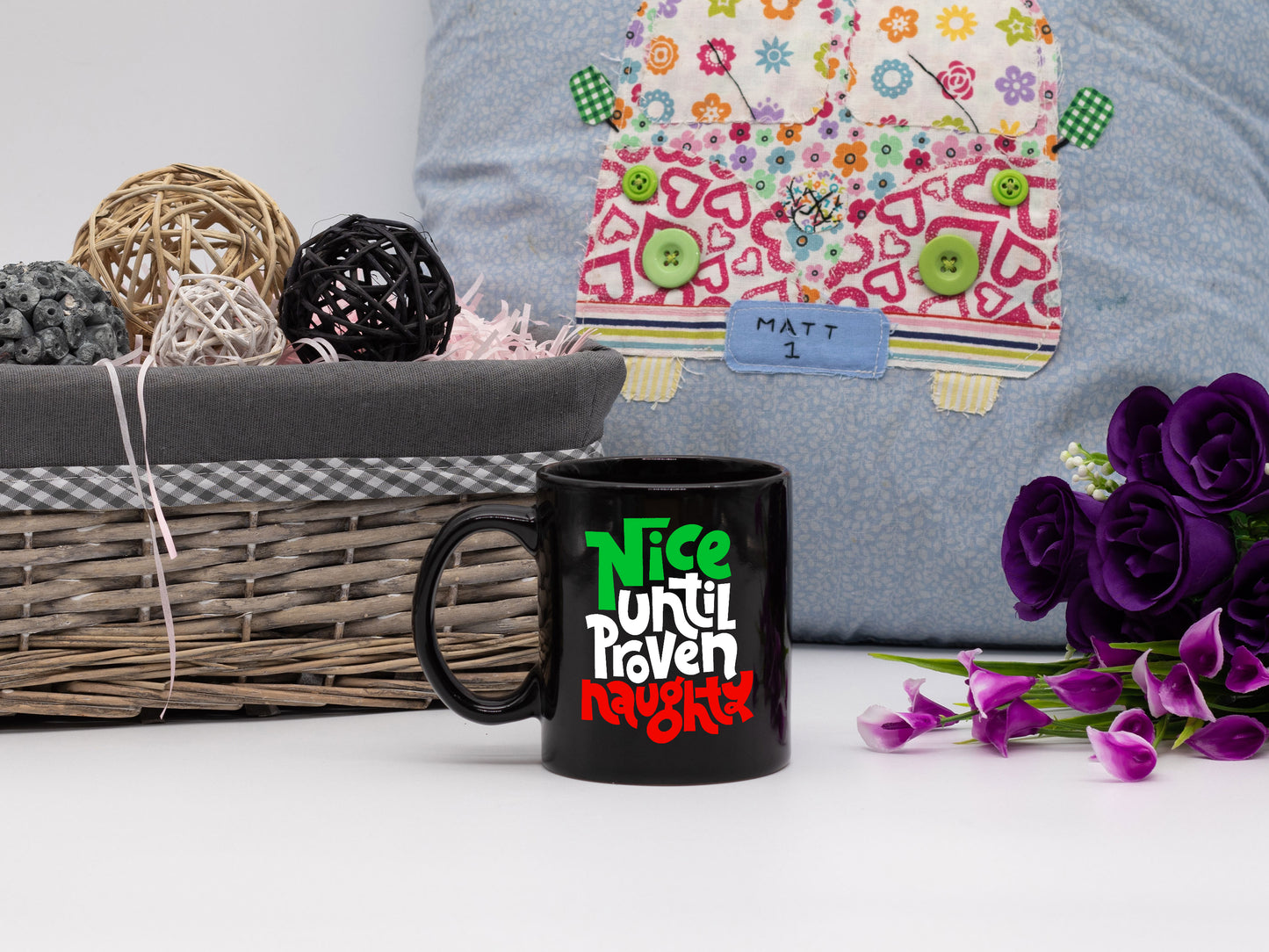 Ceramic Black Coffee Mug Until Proven Holiday Mug Best Christmas Mug - Mug Project