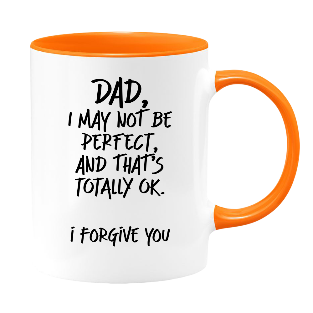 I Forgive You | Colored Inside and Handle Mug - Mug Project