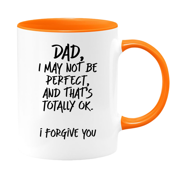 I Forgive You | Colored Inside and Handle Mug - Mug Project