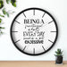 Wall clock, Home Decor Clock, Silent Clock, Being a Functional Adult - Mug Project