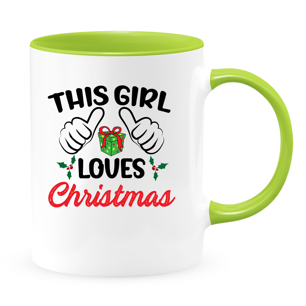 This Girl White Coffee Mug With Colored Inside & Handle - Mug Project | Funny Coffee Mugs, Unique Wine Tumblers & Gifts