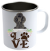 LOVE-Poodle Stainless Steel Camping Mug - Mug Project | Funny Coffee Mugs, Unique Wine Tumblers & Gifts