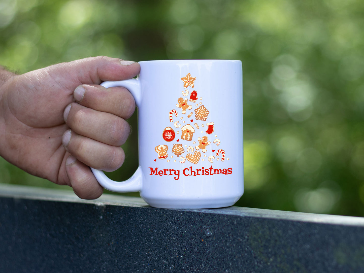 Ceramic White Coffee Mug Holiday Mug Best Merry Christmas Mug - Mug Project