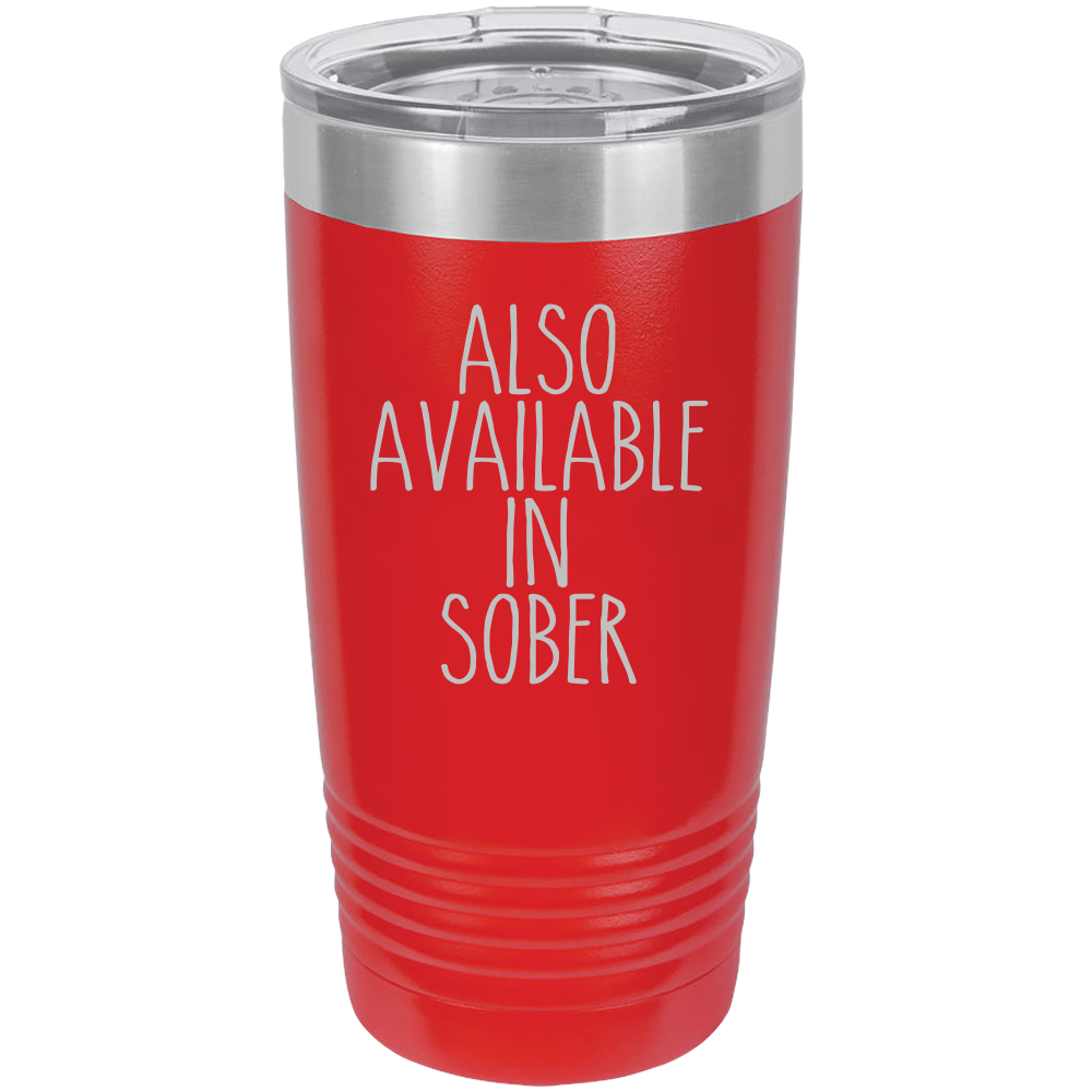 Tumbler with Lid, Stainless Steel Tumbler, Thermal Tumbler, Stainless Steel Cups, Insulated Tumbler, Also Available In Sober - Mug Project