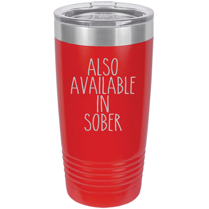 Tumbler with Lid, Stainless Steel Tumbler, Thermal Tumbler, Stainless Steel Cups, Insulated Tumbler, Also Available In Sober - Mug Project