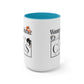 Two-Tone Coffee Mugs, 15oz Ceramic Mug, Women of Science - Mug Project
