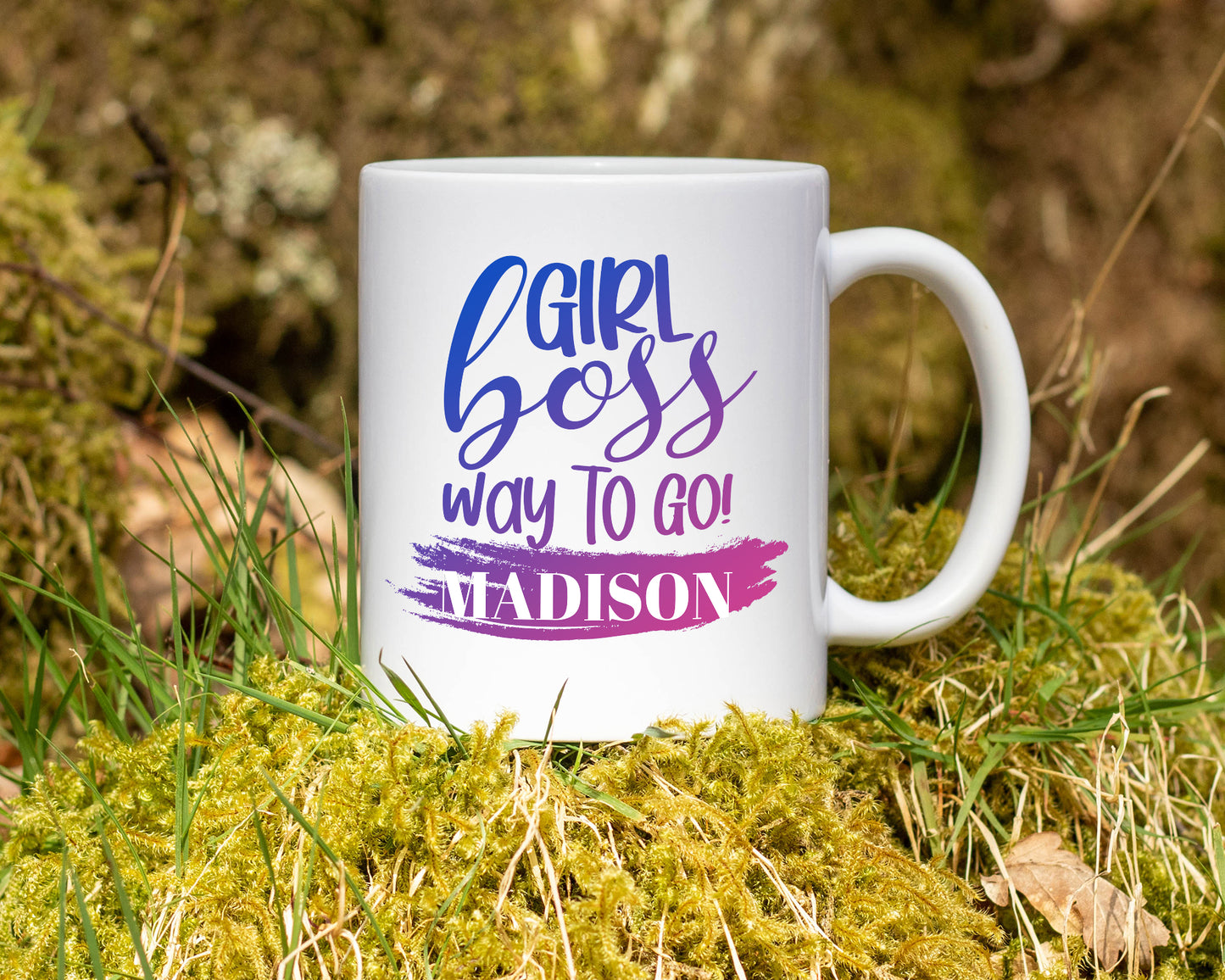 Personalized Girl Boss Coffee Cup As A Gift, Custom Girl Boss Mug For Women In Power As A Souvenir - Mug Project