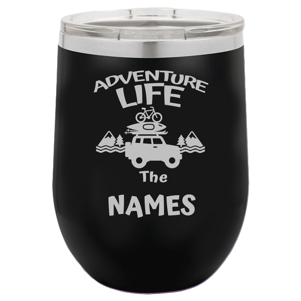 Insulated Tumbler, Insulated Tumbler with Lid, Stainless Steel Tumbler, Adventure Life - Mug Project