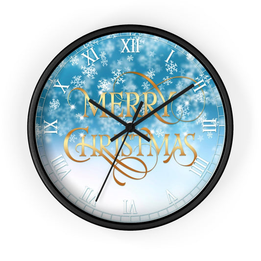 Wall clock, Silent Clock, Home Decor Clock, Christmas Snowflakes - Mug Project