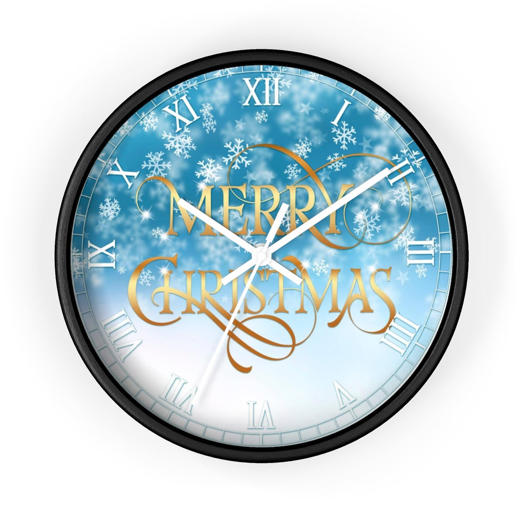 Wall clock, Silent Clock, Home Decor Clock, Christmas Snowflakes - Mug Project