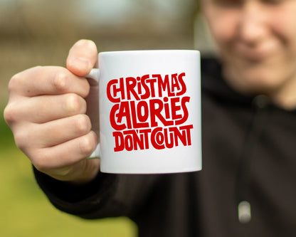 Ceramic White Coffee Mug Calories Don't Count Mug Best Christmas Mug - Mug Project