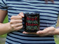 Stressed and Blessed Black Coffee Mug - Mug Project