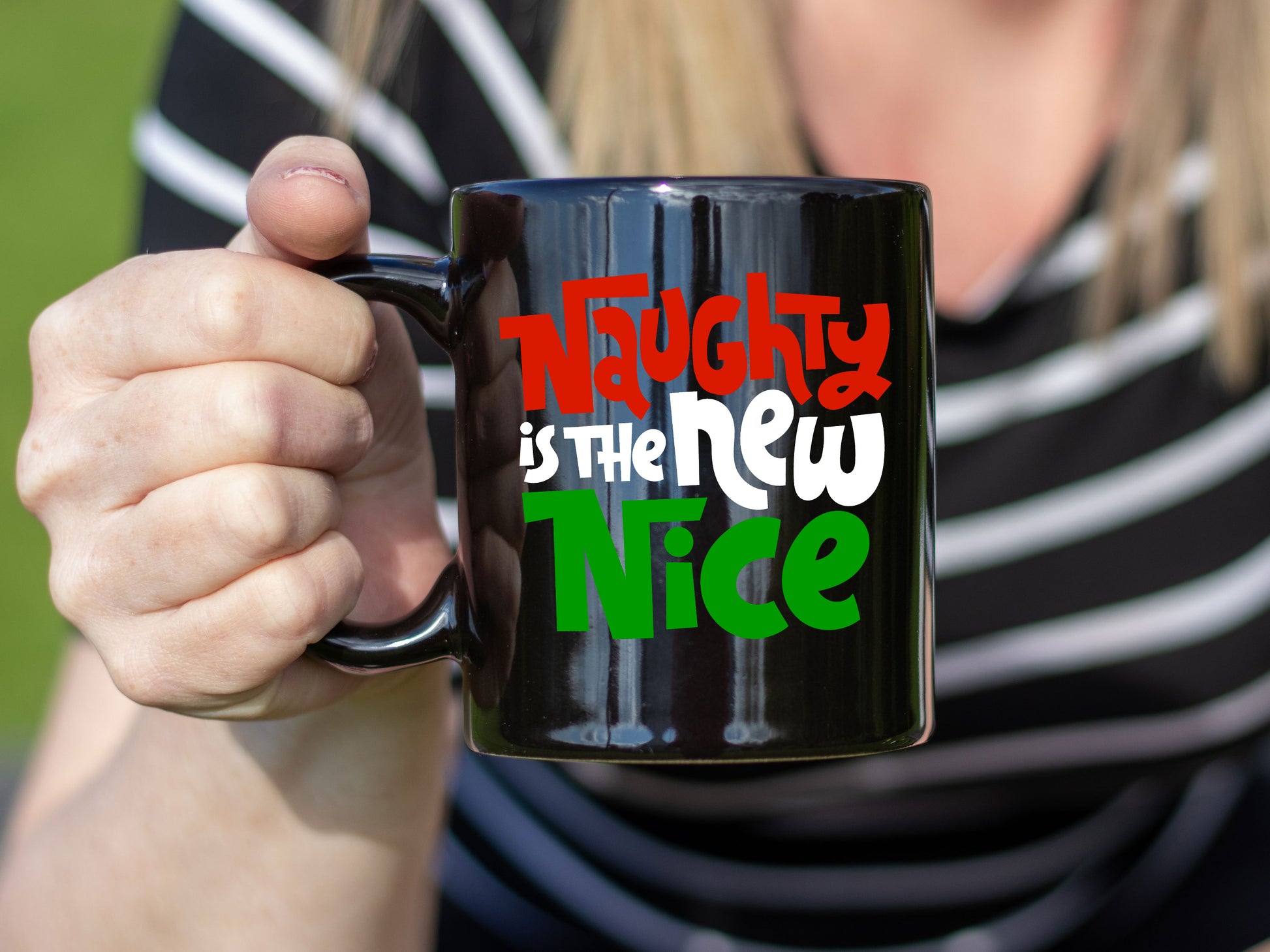 Ceramic Coffee Mug Naughty is New Nice Holiday Mug Best Christmas Mug - Mug Project