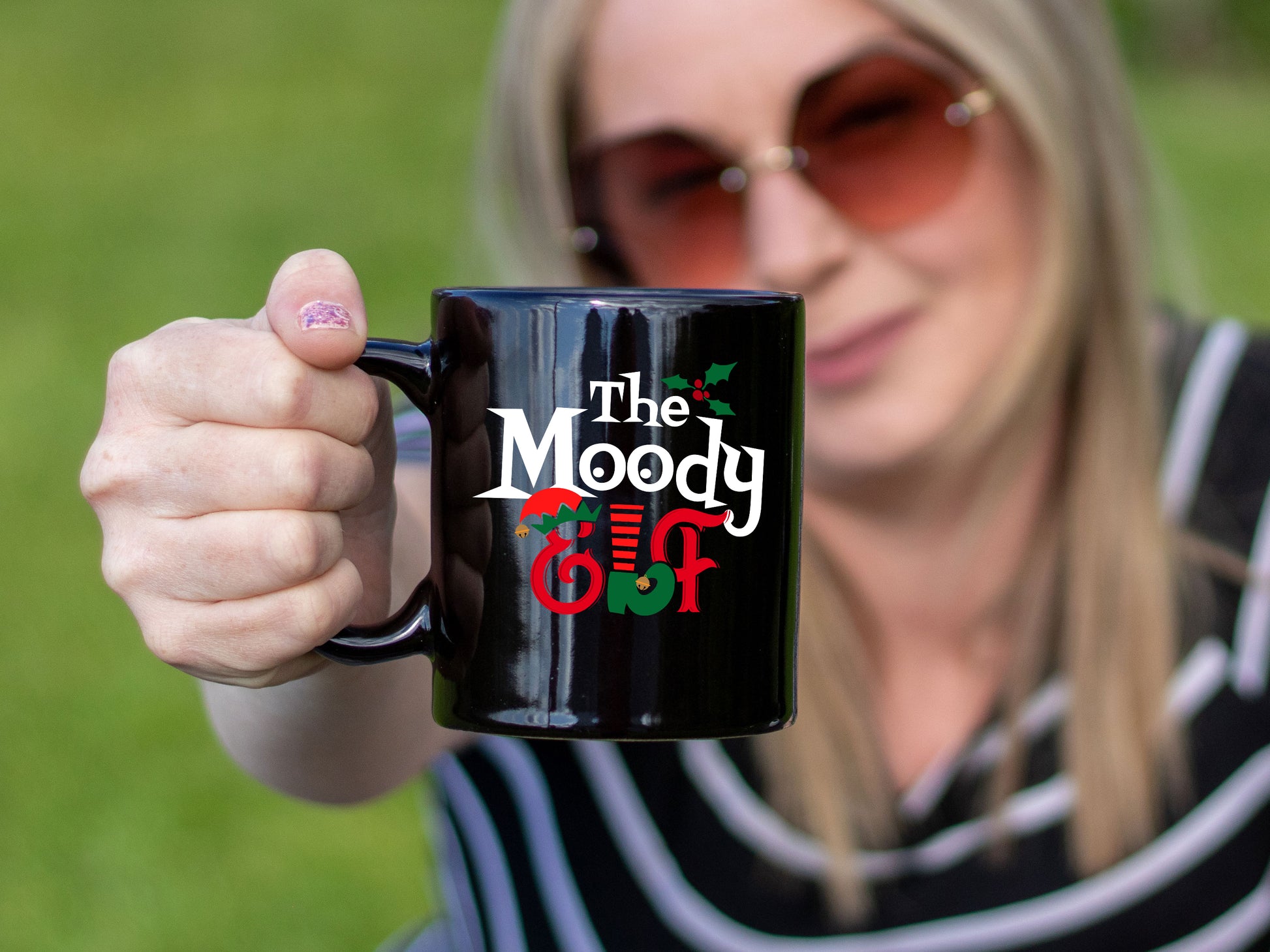 The Moody Elf Black Coffee Mug - Mug Project